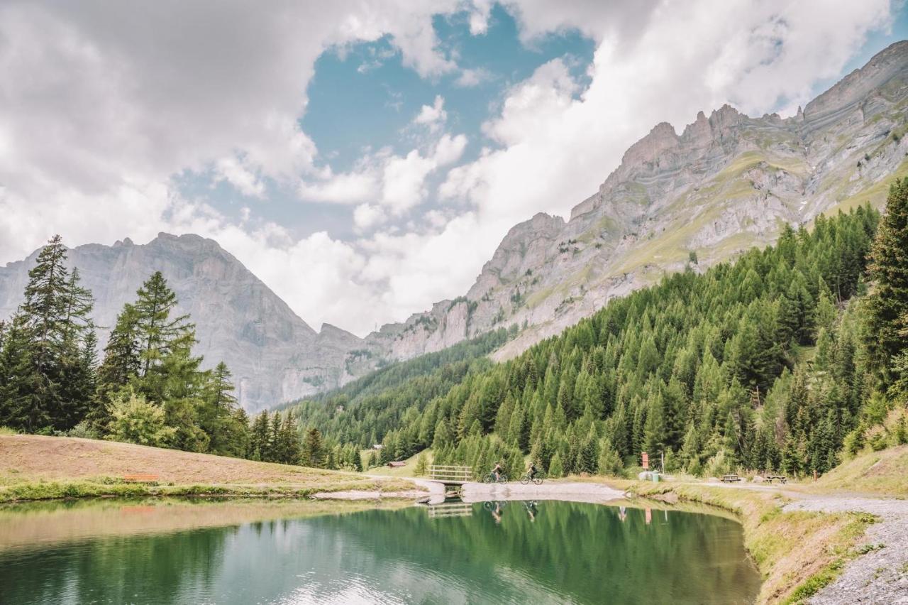 Thermal Hotels & Walliser Alpentherme Leukerbad Exterior foto