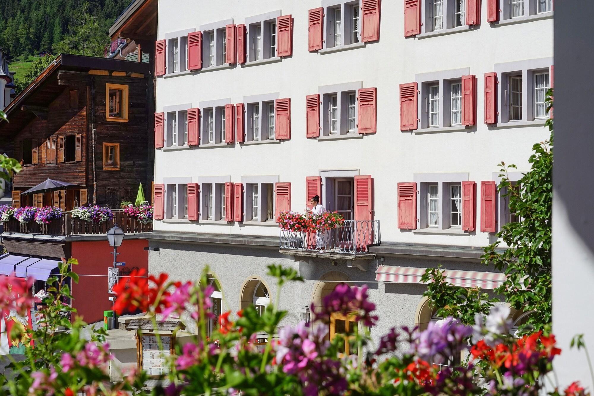 Thermal Hotels & Walliser Alpentherme Leukerbad Exterior foto